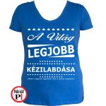 ajándék kézilabda póló női kék
