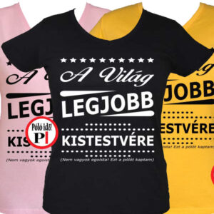 ajándék kistestvér póló női