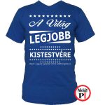 ajándék kistestvér póló kék