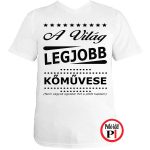ajándék kőműves póló fehér