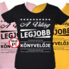 ajándék könyvelő póló női