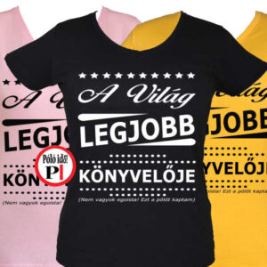 ajándék könyvelő póló női