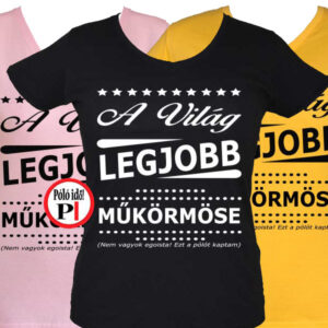 ajándék körmös póló női