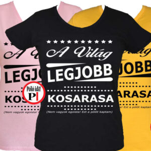 ajándék kosarlabda póló női