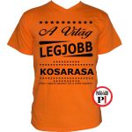 ajándék kosárlabda póló narancs