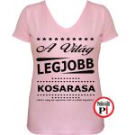 ajándék kosarlabda póló női pink