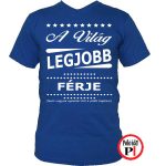 ajándék férj póló kék