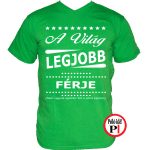 ajándék férj póló zöld