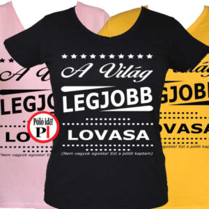 ajándék lovas póló női