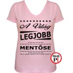 ajándék mentős póló női pink