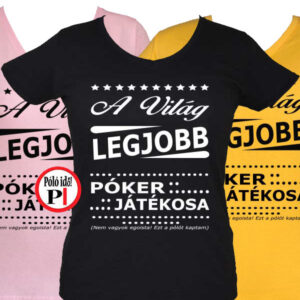 ajándék póker póló női