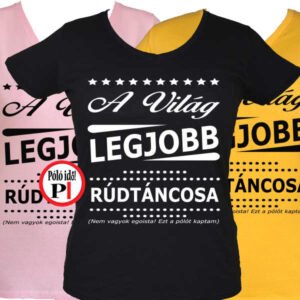 ajándék rúdtáncos póló női