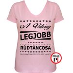 ajándék rúdtáncos póló női pink