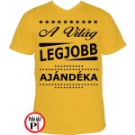 ajándék ajándék póló citrom