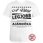 ajándék ajándék póló fehér