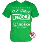 ajándék ajándék póló zöld