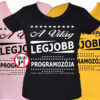 ajándék programozó póló női