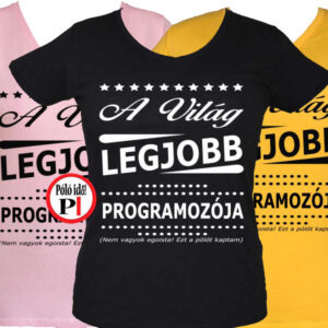 ajándék programozó póló női