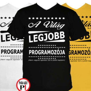 ajándék programozó póló