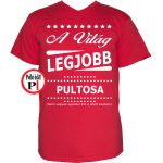 ajándék pultosa póló piros