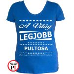 ajándék pultosa póló női kék