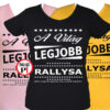 ajándék rally póló női