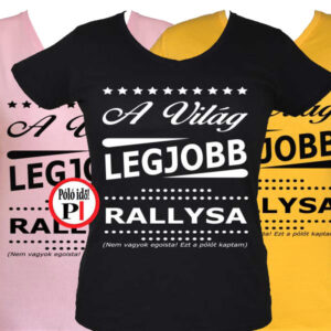 ajándék rally póló női