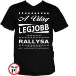 ajándék rally póló fekete