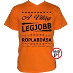 ajándék röplabdás póló narancs