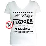 ajándék tanár póló női fehér