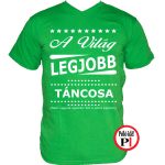 ajándék táncos póló zöld
