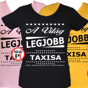 ajándék taxi póló női