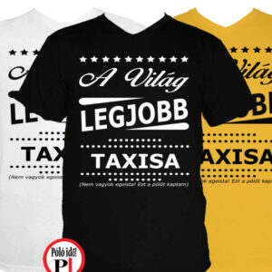 ajándék taxi póló