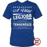 ajándék tengerész póló kék