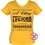 ajándék tengerész póló női citrom
