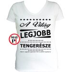 ajándék tengerész póló női fehér