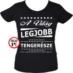 ajándék tengerész póló női fekete