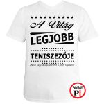 ajándék tenisz póló fehér