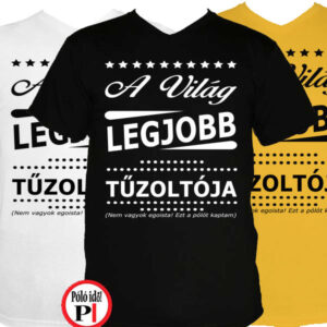 ajándék tűzoltó póló