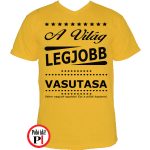 ajándék vasutas póló citrom