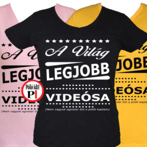 ajándék videós póló női