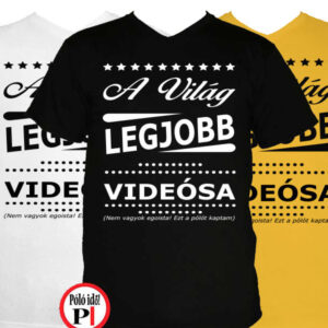 ajándék videós póló