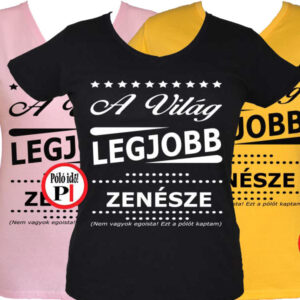 ajándék zenekaros póló női