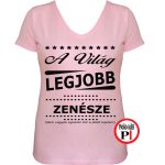 ajándék zenekaros póló női pink