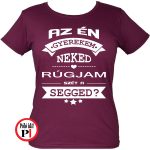 anya póló az én gyerekem burgundi