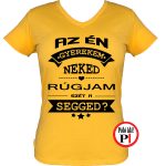 anya póló az én gyerekem citrom