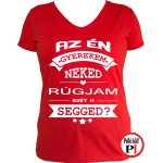 anya póló az én gyerekem piros
