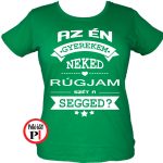 anya póló az én gyerekem zöld
