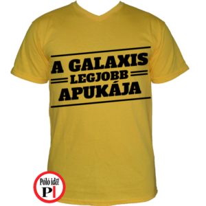 apa póló galaxis legjobb apukája citrom