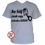 autós póló csicska szivó szürke
